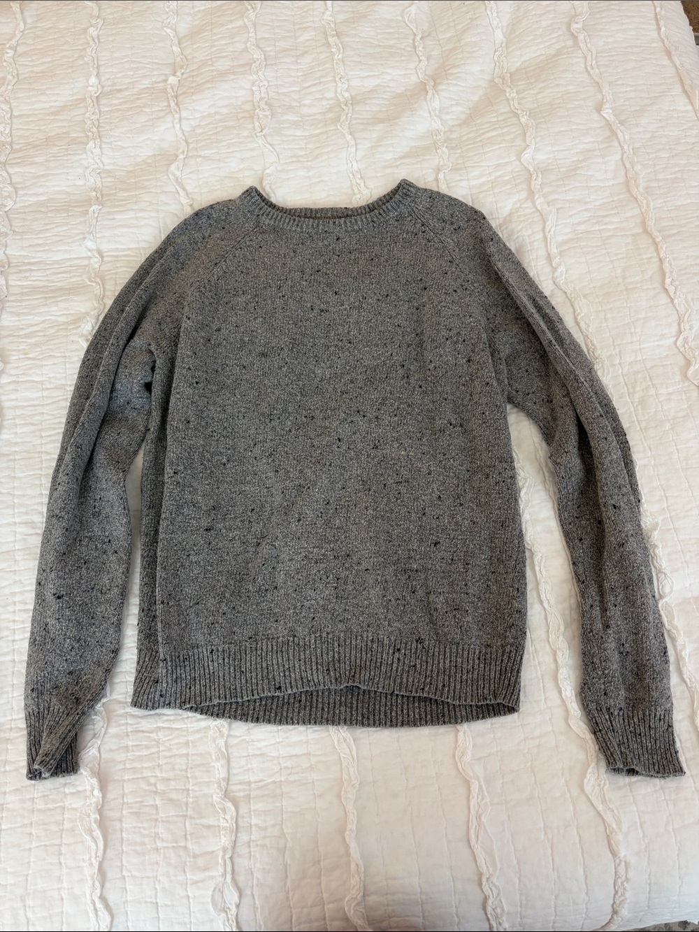 American Eagle Outfitters Heather Grey Crewneck Sweater